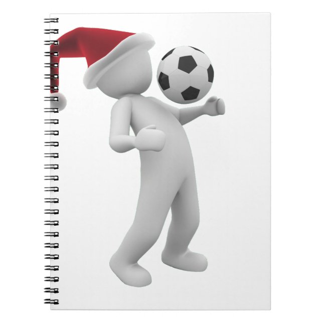 Carnet noël de football (Devant)