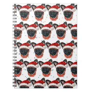 Carnet Noël de la race de chien Griffon de Bruxelles