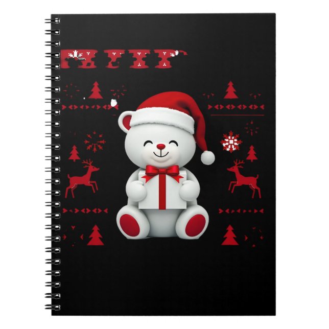 Carnet Noël d'ours Noël (2) (Devant)