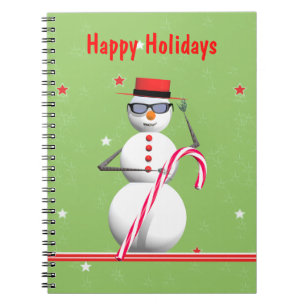 Carnet Noël Holiday Snowman
