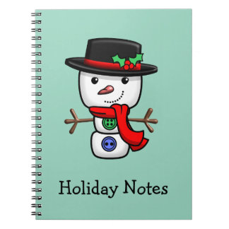 Carnet Noël Jolly Snowman