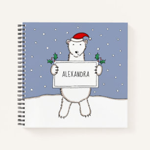 Carnet Noël Polaire de Noël personnalisé