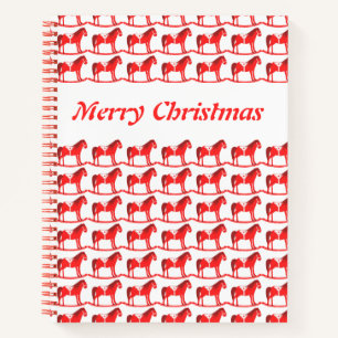 Carnet Noël scandinave Cheval Rocse Custom