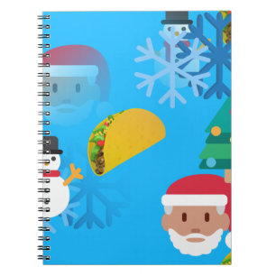 Carnet noël taco emoji