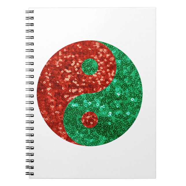 Carnet noël yin yang (Devant)