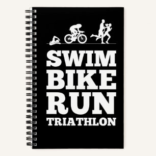 Carnet Noir ・ Course à vélo de natation Triathlon Motivat