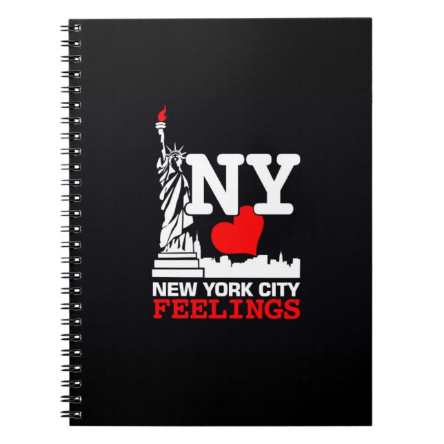 Carnet noir de sentiments de New York City (Devant)