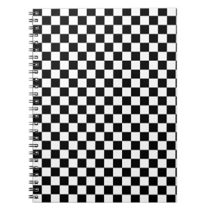 Carnet Noir et blanc Checkered