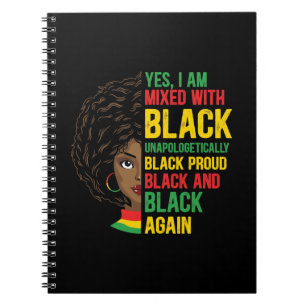 Carnet Noir et fier Non apologétique Reine noire