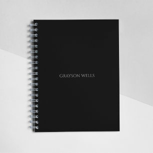 Carnet Noir moderne professionnel de haute qualité minima