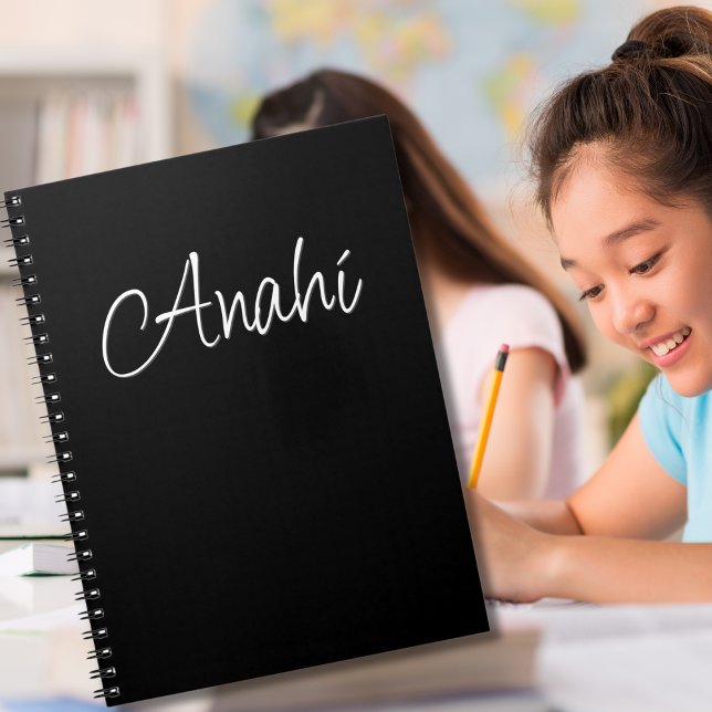 Carnet Noir personnalisé (Créateur téléchargé)