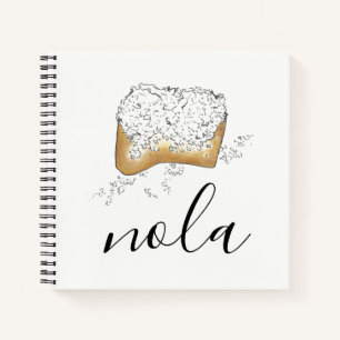 Carnet NOLA Nouvelle-Orléans Louisiane Sugary Beignet Pât