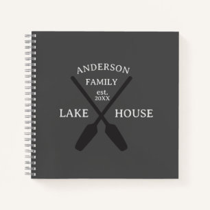 Carnet Nom de famille personnalisé Lake House