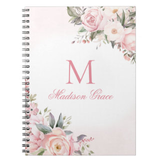 Carnet Nom du monogramme personnalisé