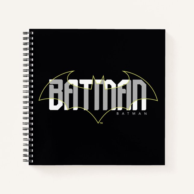 Carnet Nom Hi-Tech Batman Graphique (Devant)