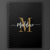 Nom Monogramme personnalisé Cadeau de script moder