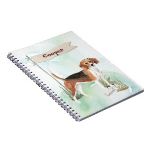Carnet Nom personnalisé Beagle chien animal