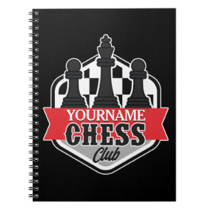 Carnet Nom personnalisé Chess Player Club Checkmate