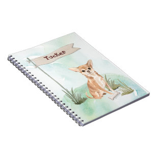 Carnet Nom personnalisé Chihuahua Chien animal de compagn