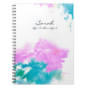 Carnet Nom personnalisé, devis, conception de peinture 