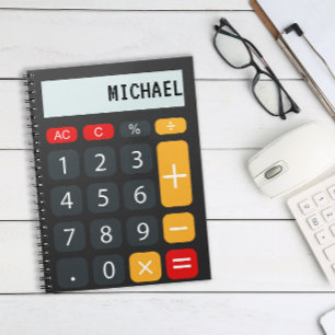 Carnet Nom personnalisé du calculateur