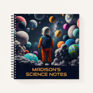 Carnet Nom personnalisé Fantastique Espace Enfant