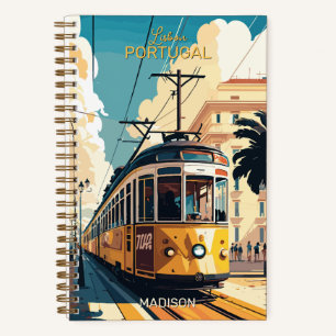 Carnet Nom personnalisé Lisbonne Portugal