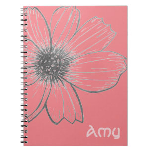 Carnet Nom personnalisé Magnifique Bloc-notes de concept