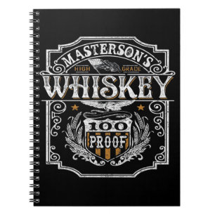 Carnet NOM personnalisé Old West Whiskey Brewery Bar