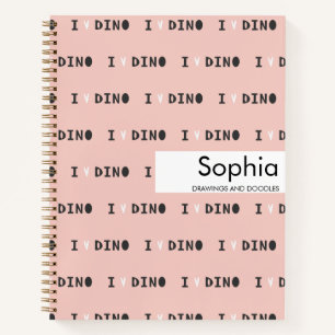 Carnet Nom personnalisé pour enfants motif mignon