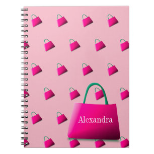 Carnet Nom personnel Rose moderne
