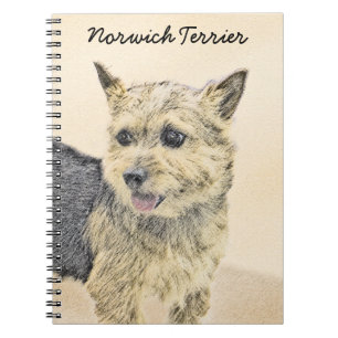 Carnet Norwich Terrier Peinture - Cute Original Chien Art