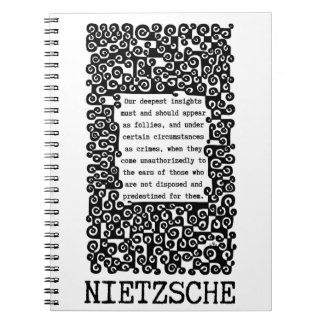 Carnet Nos INSIGHTS les plus profonds citation de Nietzsc