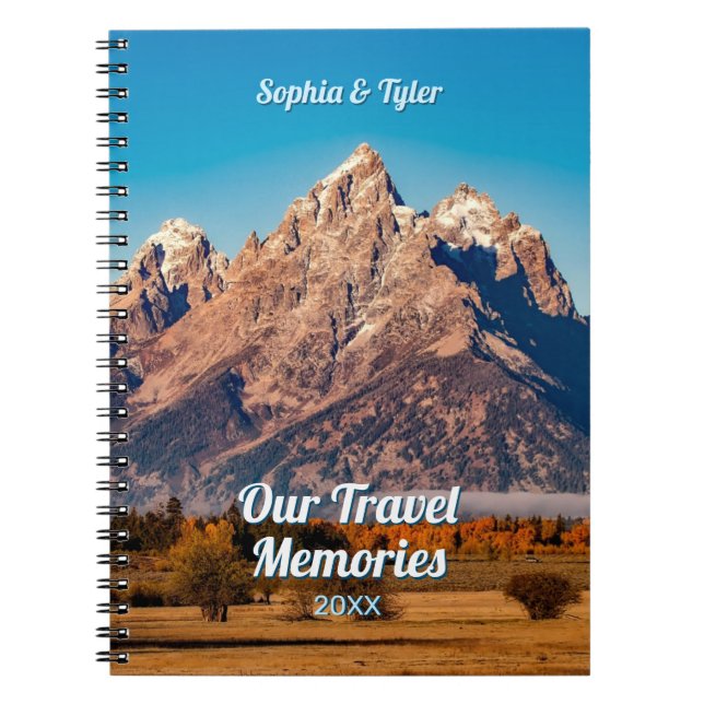 Carnet Nos souvenirs de voyage, do-it-yourself Noms et An (Devant)