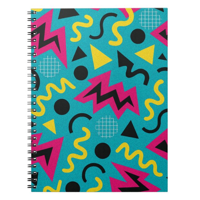 Carnet Nostalgie du néon : un remix audacieux des années  (Devant)