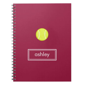Carnet Notebook De Tennis (Bourgogne)