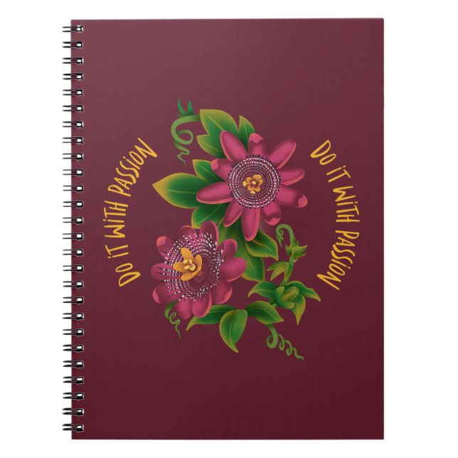 Carnet Notebook Do It With Passion (Devant)
