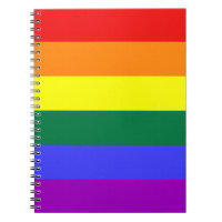 Notebook Rainbow Solid Stripe