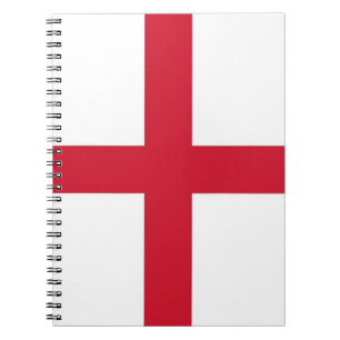 Carnet Notebook with Flag of England