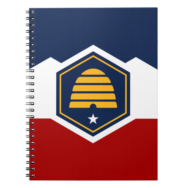 Carnet Notebook with Flag of Utah, USA (Devant)