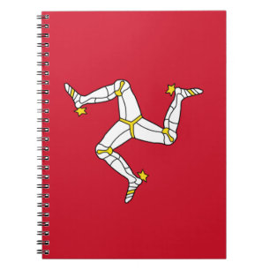 Carnet Notebook with Isle of Man Flag, United Kingdom