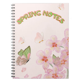 Carnet Notebook with Whimsical Butterfly Design