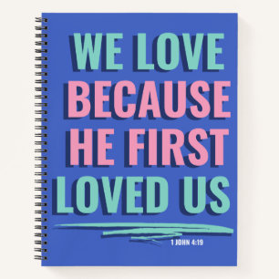 Carnet Notes bibliques de la foi bleue
