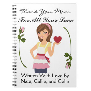Carnet Notes d'amour pour la mère / grand-mère / femme -