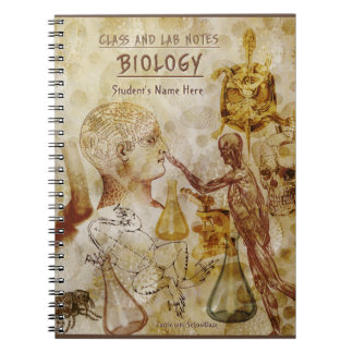 Carnet Notes de classe et de laboratoire - biologie