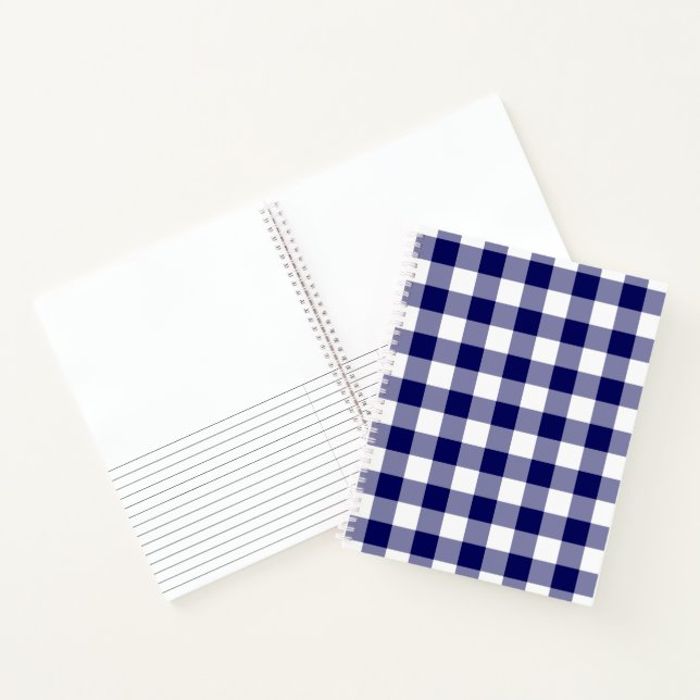 Carnet Notes de croquis de la marine avec contrôle bleu e (Intérieur)