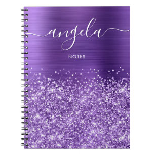 Carnet Notes de glamme violet de glamme Améthyste