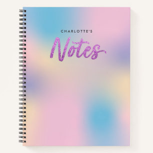 Carnet Notes de Parties scintillant de Motif de mélange 