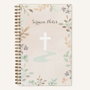 Carnet Notes de sermon aquarelle Nature