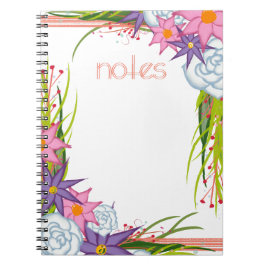 Carnet Notes d'écrasement de corail grandes